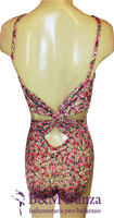 Malla doble encaje estampado