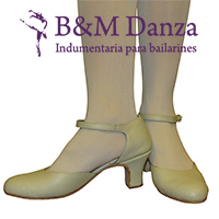 Zapatos de jazz blancos