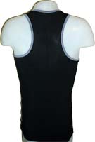 Remera competicion con franjas atras