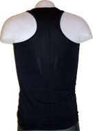 Remera competicion con franjas atras