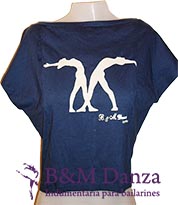 Remera de danza estampada